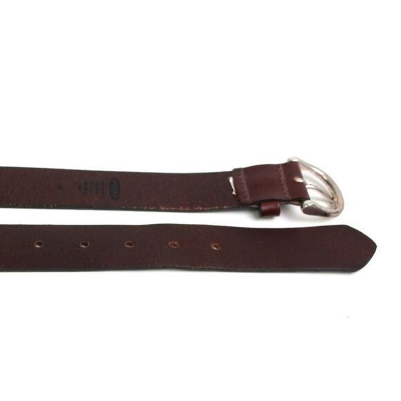 Old Navy BROWN GENUINE LEATHER 1 3/8"Wd DRESS CASUAL WOMEN'S BELT Size M (t89 - Picture 13 of 13